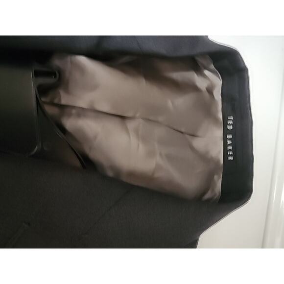 TED BAKER LONDON Endurance Jarrow CT Sport Coat Blazer 100% Wool Gray MENS 44L - Picture 12 of 12